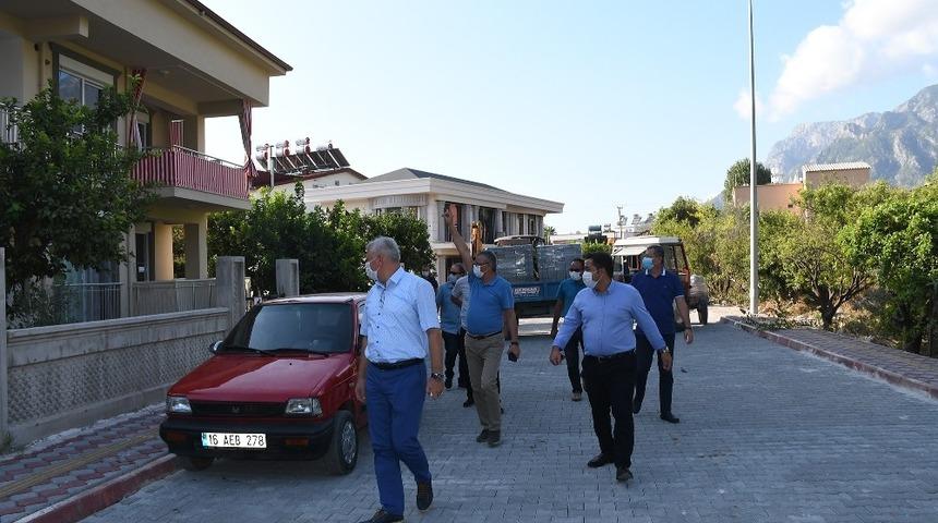 Kemer Belediyesi&rsquo;nden G&ouml;yn&uuml;k&rsquo;te alt yapı &ccedil;alışmaları