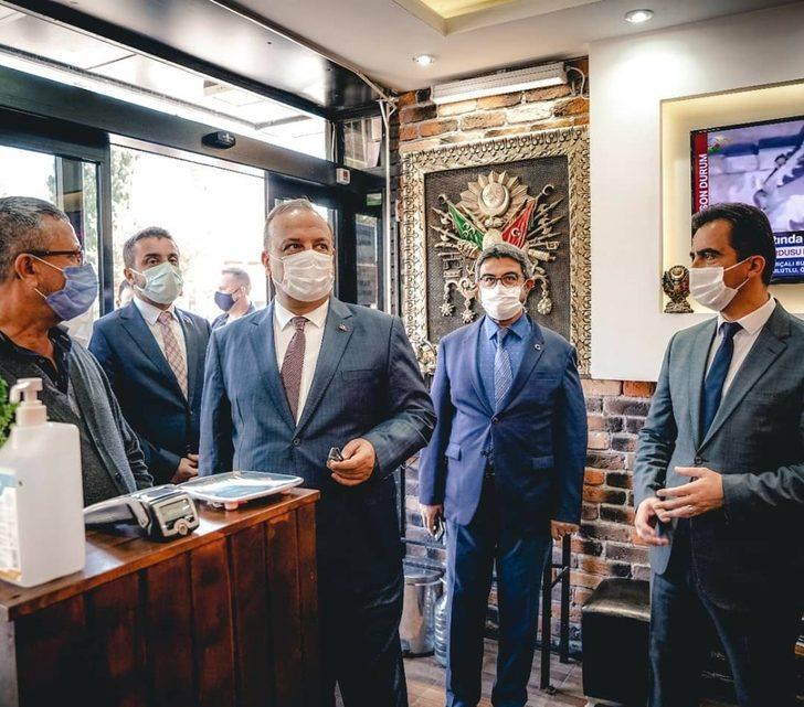 Vali Canbolat, Kestel’de korona virüs denetimine katıldı G1