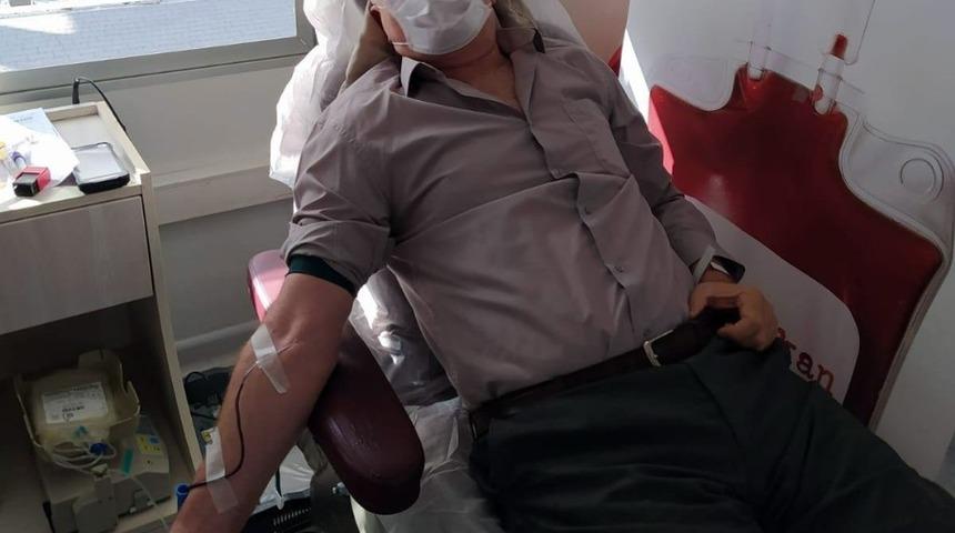 Kızılay Şube Başkanı Altındaş&rsquo;tan kan bağışına davet