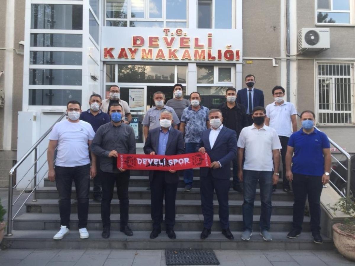 Develispor Y&ouml;netim Kurulundan Başkan Mehmet Cabbar&rsquo;a ziyaret