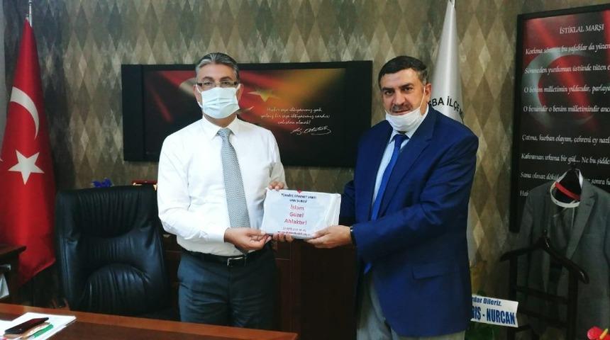 M&uuml;ft&uuml; Vekili Kesti&rsquo;den Milli Eğitim M&uuml;d&uuml;r&uuml; Bedevioğlu&rsquo;na ziyaret