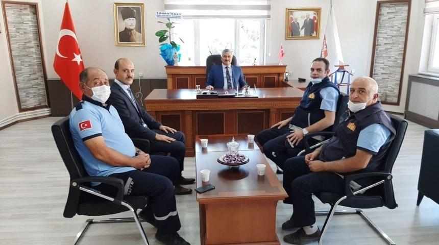 İtfaiyeden İlbey&rsquo;e ziyaret