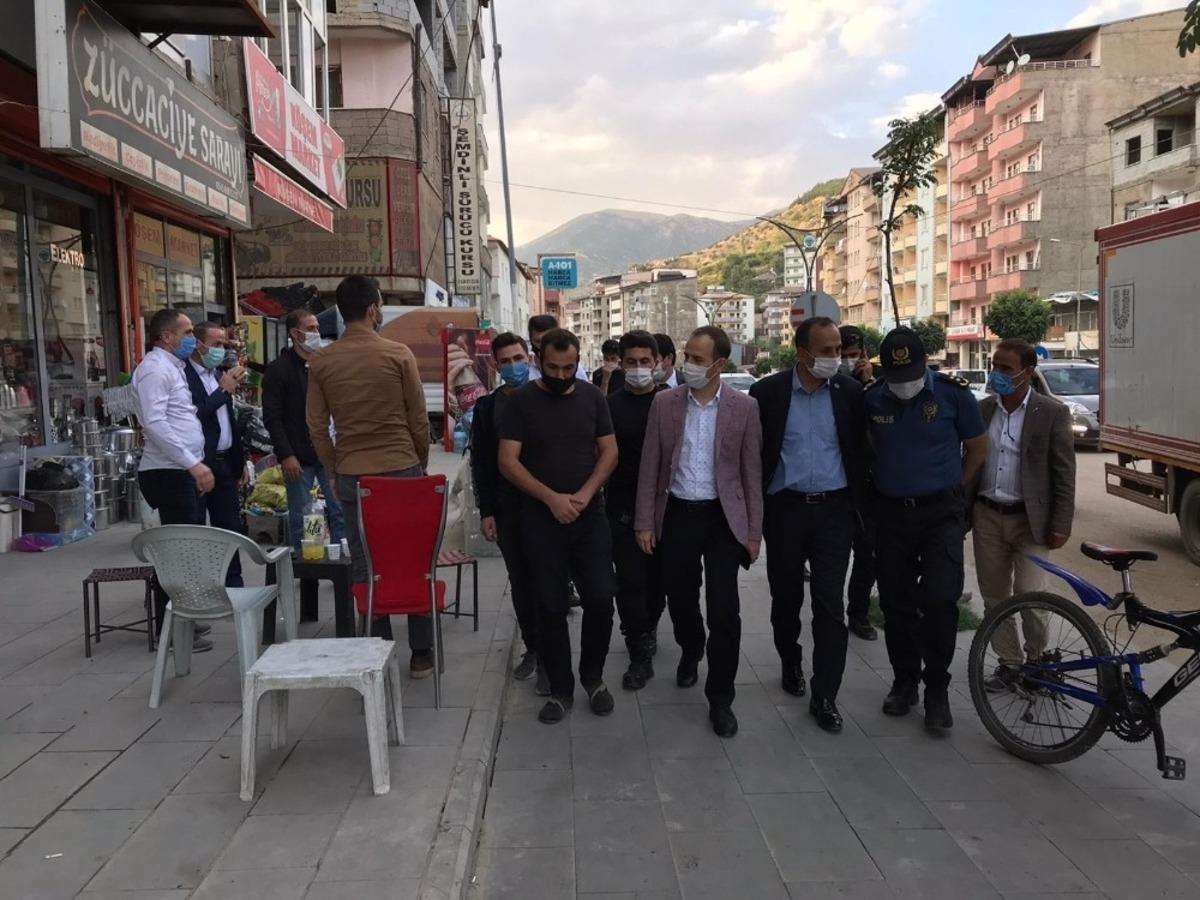 Şemdinli&rsquo;de korona vir&uuml;s denetimi