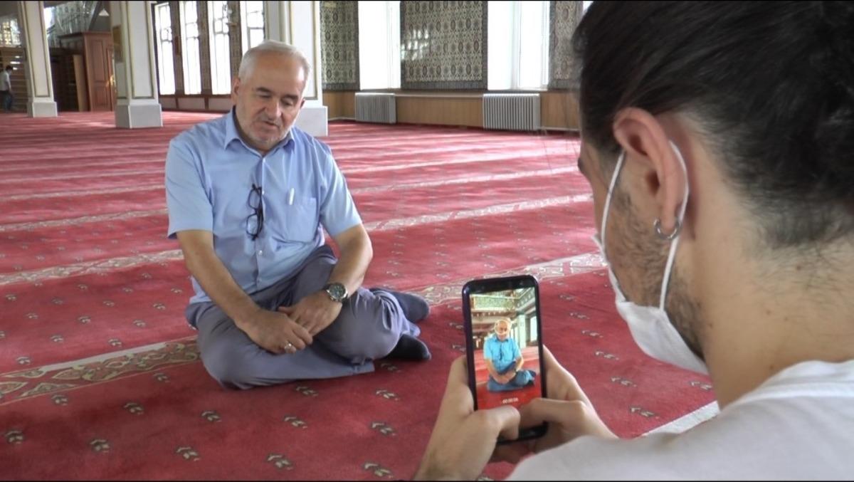 İnternet &ccedil;ağını yakalayan emekli imam