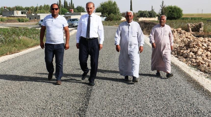 Ak&ccedil;akale&rsquo;de yollar kışa hazırlanıyor