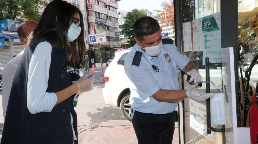&Ccedil;ankaya&rsquo;da pandemi denetimleri s&uuml;r&uuml;yor