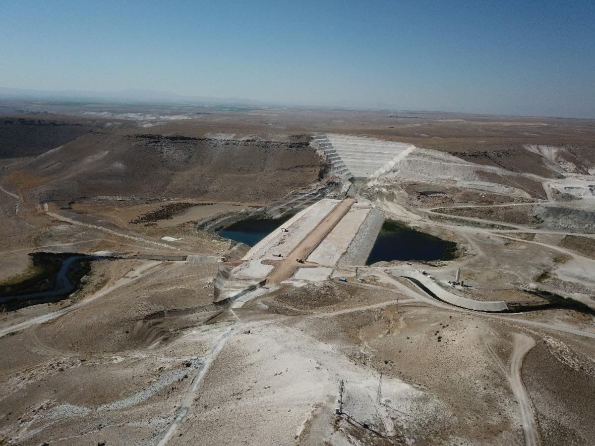 Eskişehir G&ouml;kpınar Barajı&rsquo;nda &ccedil;alışmalar aralıksız devam ediyor