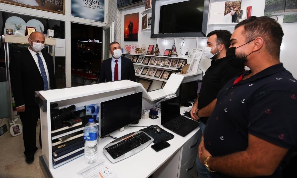 Sincan&rsquo;da korona vir&uuml;s denetimleri devam ediyor