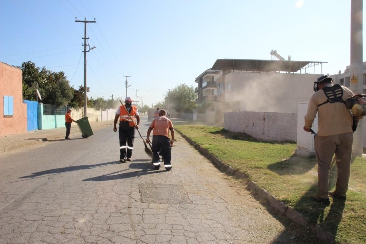 Nazilli&rsquo;de &ccedil;evre temizliği devam ediyor