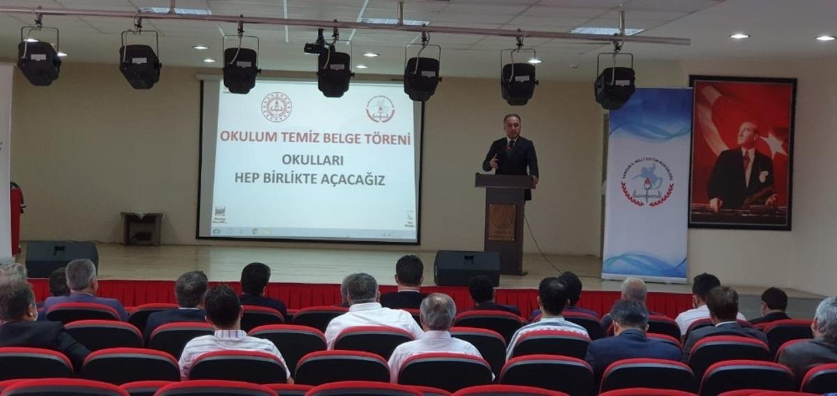 Samsun&rsquo;da 206 okula &ldquo;Okulum Temiz Belgesi&rdquo;