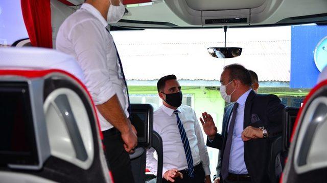 Ardahan’da Koronavirüs denetimleri Vali Hüseyin Öner’in katılımıyla yapıldı