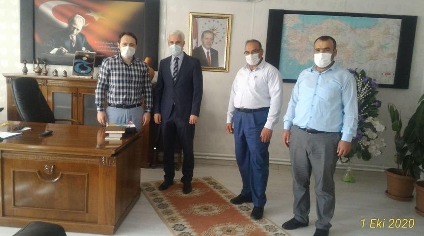 Din g&ouml;revlileri Kaymakam Alemdaroğlu&rsquo;nu ziyaret etti