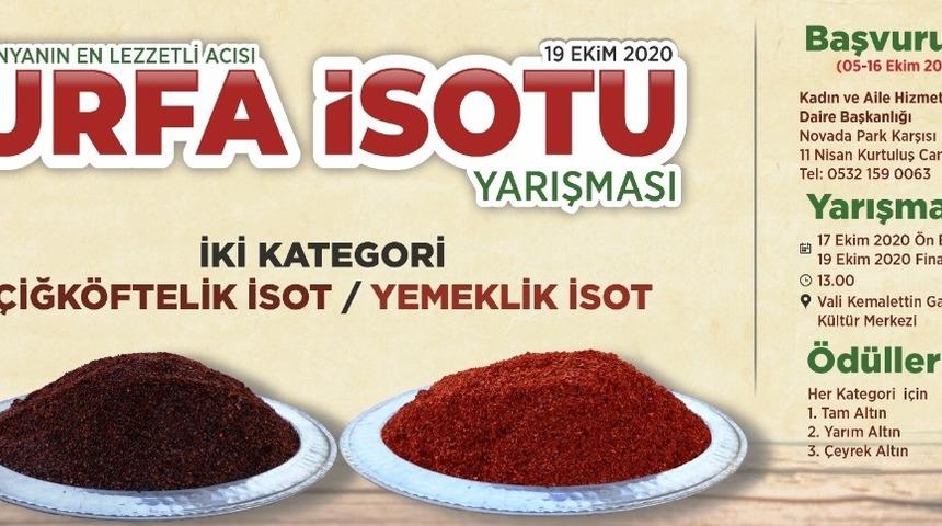 &rsquo;Urfa isotu&rsquo; yarışması d&uuml;zenlenecek