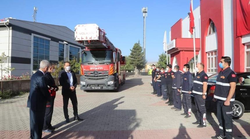 Niğde Belediye Başkanı Emrah &Ouml;zdemir&rsquo;den &rsquo;İtfaiye Haftası&rsquo; Ziyareti