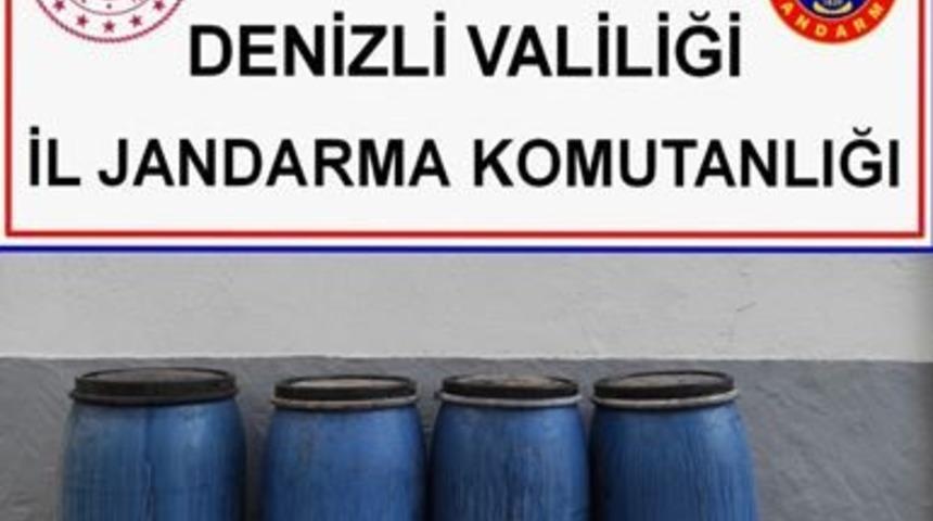 Denizli’de 840 litre kaçak şarap yakalandı