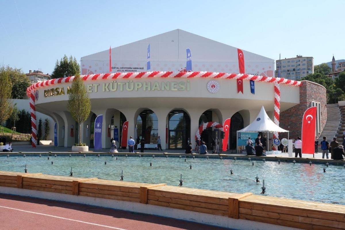 Bursa&rsquo;ya 20 bin kitaplık Millet K&uuml;t&uuml;phanesi