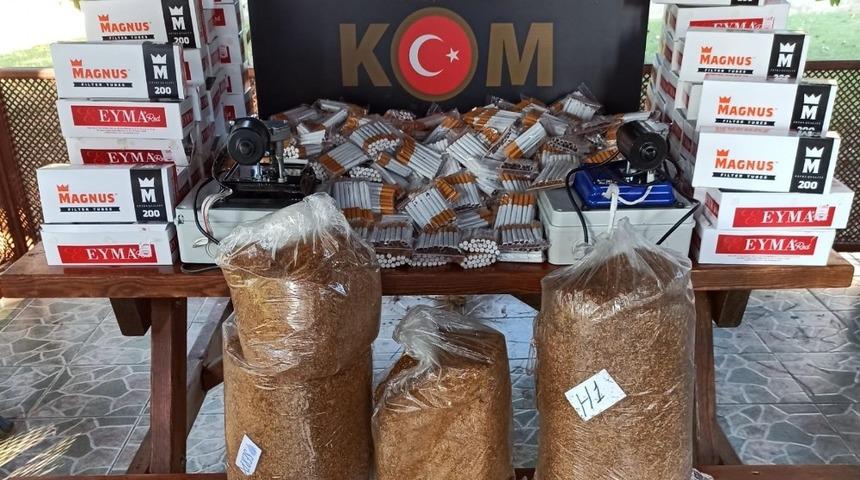 Bayramiç’te kaçak tütün operasyonu