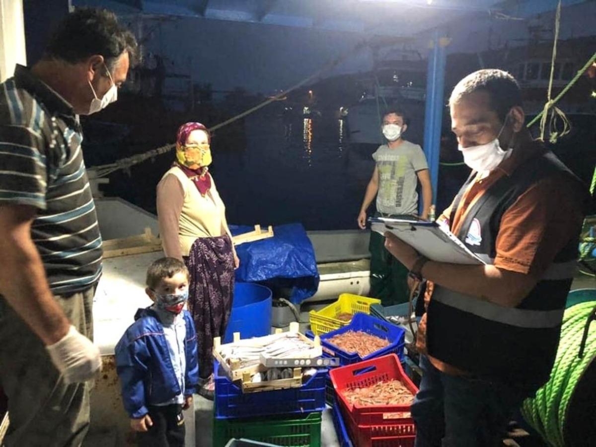 Erdek&rsquo;te &lsquo;Yasak t&uuml;r ve balık boyu&rdquo; denetimi