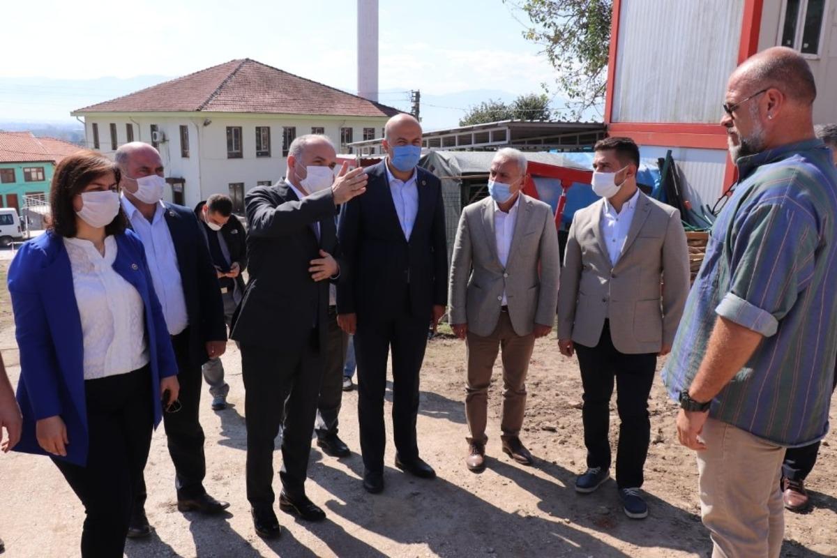 D&uuml;zce İl Genel Meclisi Antik Kentte incelemelerde bulundu