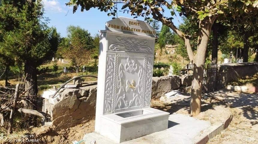Şehit eşi i&ccedil;in &ccedil;eşme yaptırdı