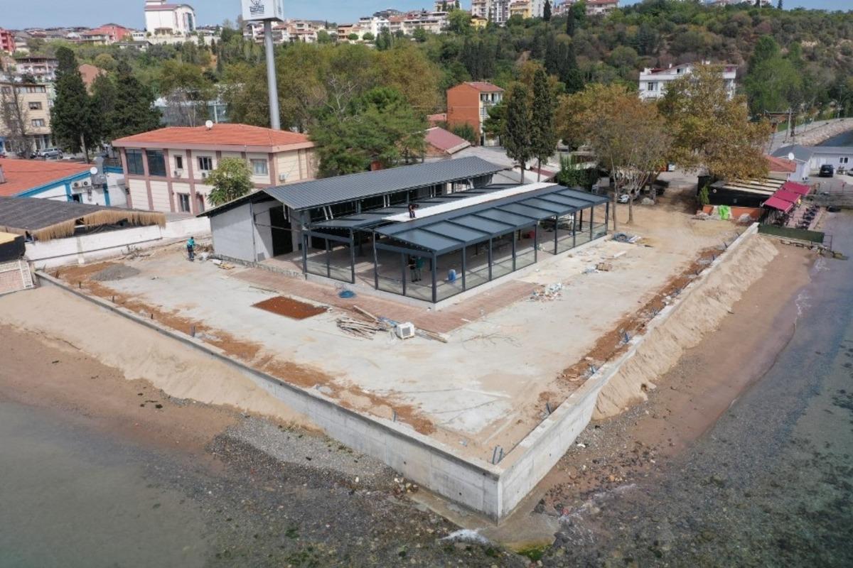 Darıca&rsquo;daki yeni restoran sahil parkına yakışacak