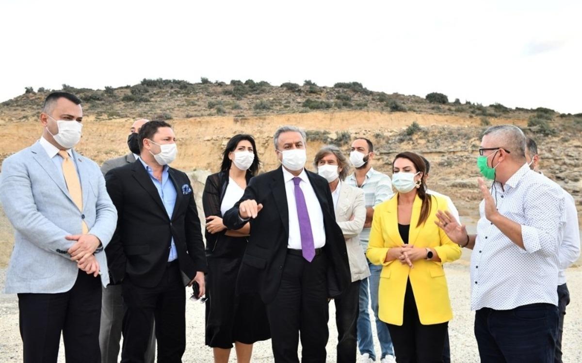 Vali Su, T&Uuml;İOSB arazisinde inceleme yaptı