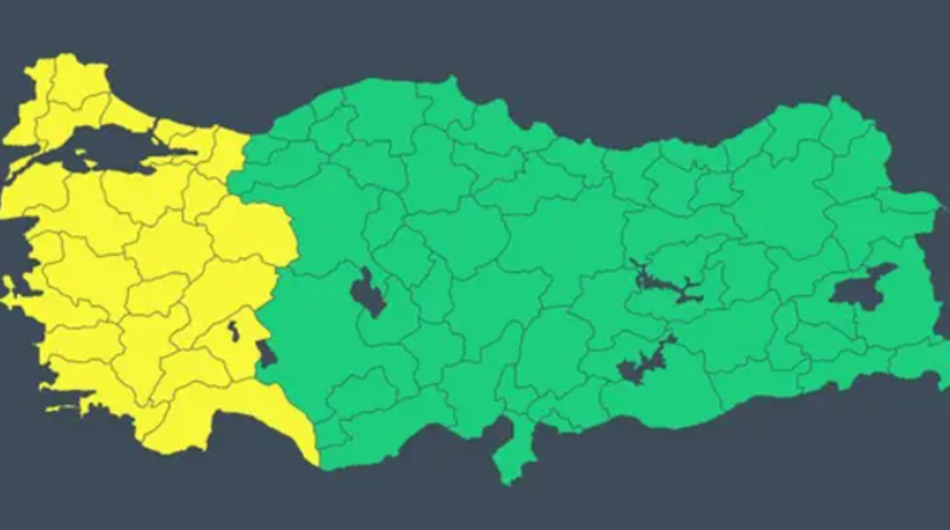 Meteoroloji'den İstanbul için 'sarı' uyarı