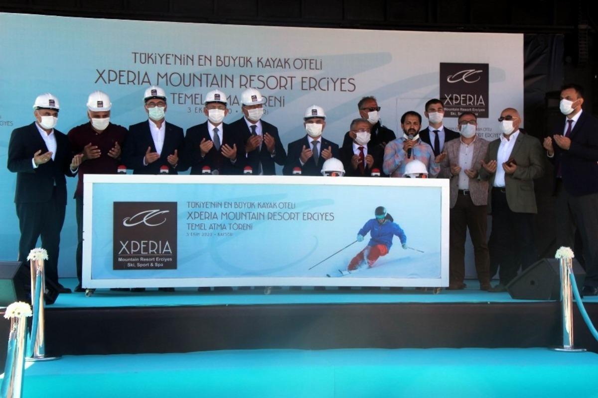 T&uuml;rkiye&rsquo;nin en b&uuml;y&uuml;k dağ otelinin temeli atıldı