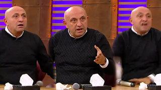 Sinan Engin sinirlenince elindeki bardağı yere fırlattı