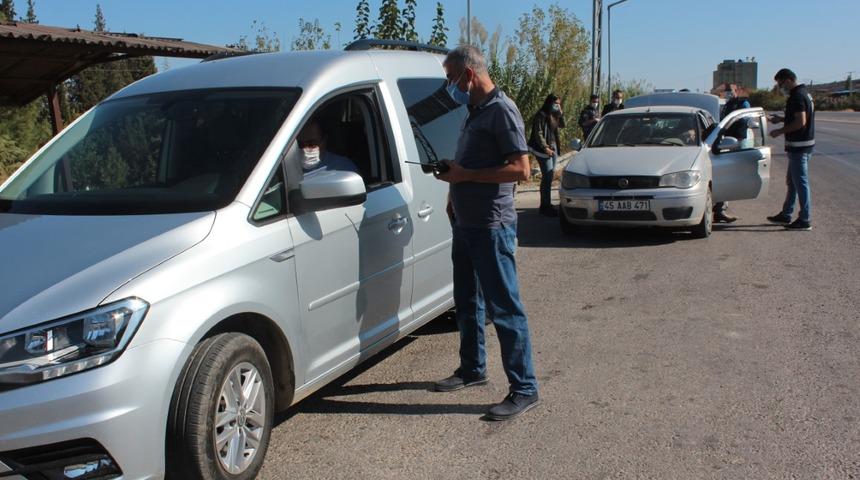 Alaşehir'de asayiş uygulaması! 6 ş&uuml;pheli g&ouml;zaltında