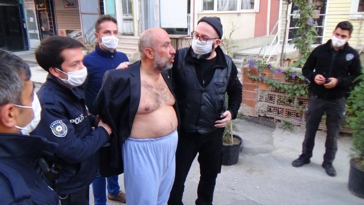 Hastanenin psikiyatri servisinden ka&ccedil;an adam polise zor anlar yaşattı