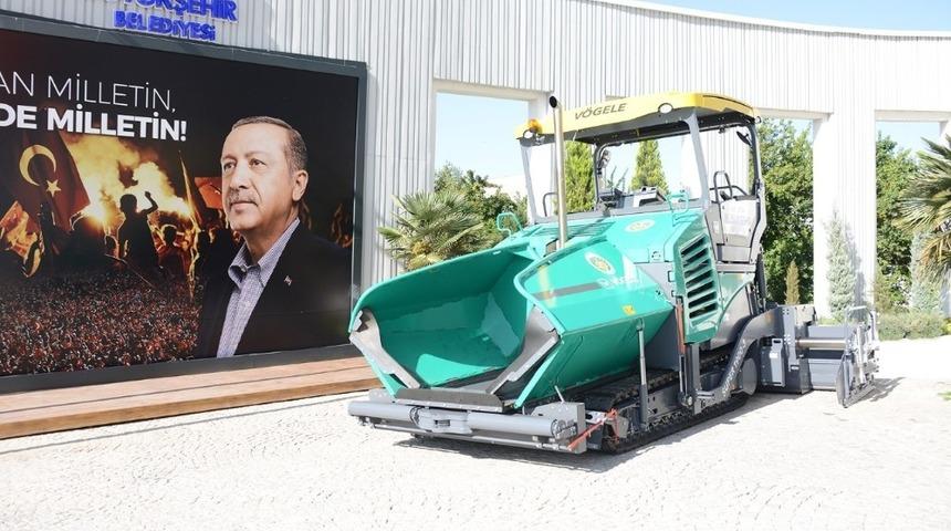 Malatya B&uuml;y&uuml;kşehir ara&ccedil; parkına finişer takviyesi