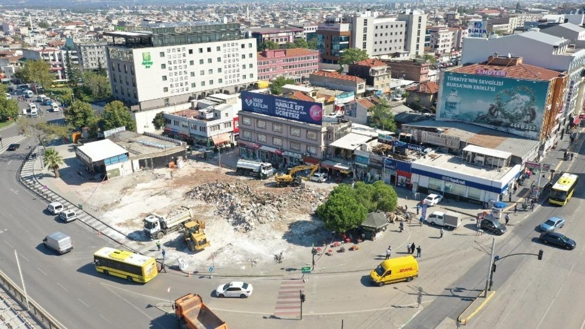 Bursa Kent Meydanı&rsquo;na ek meydan