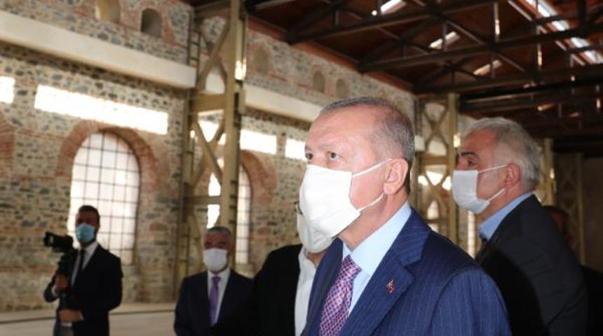 Cumhurbaşkanı Erdoğan'dan Kadın Müzesi inşaatında inceleme