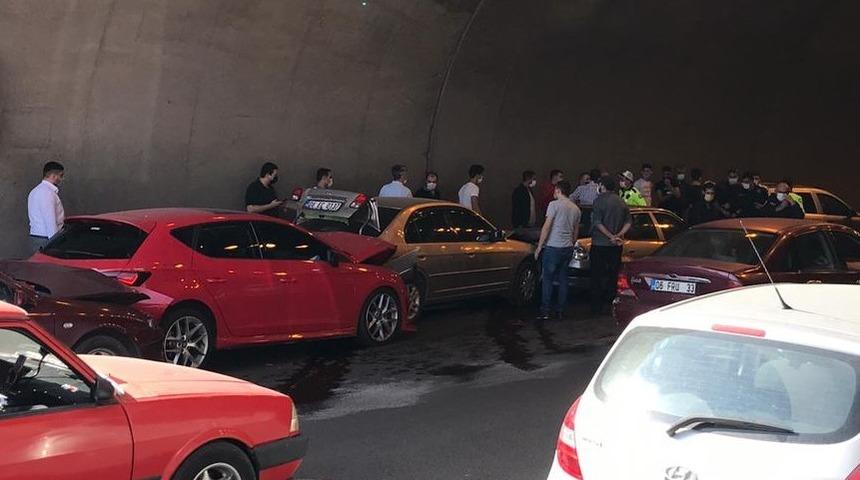 Ankara'da zincirleme trafik kazası
