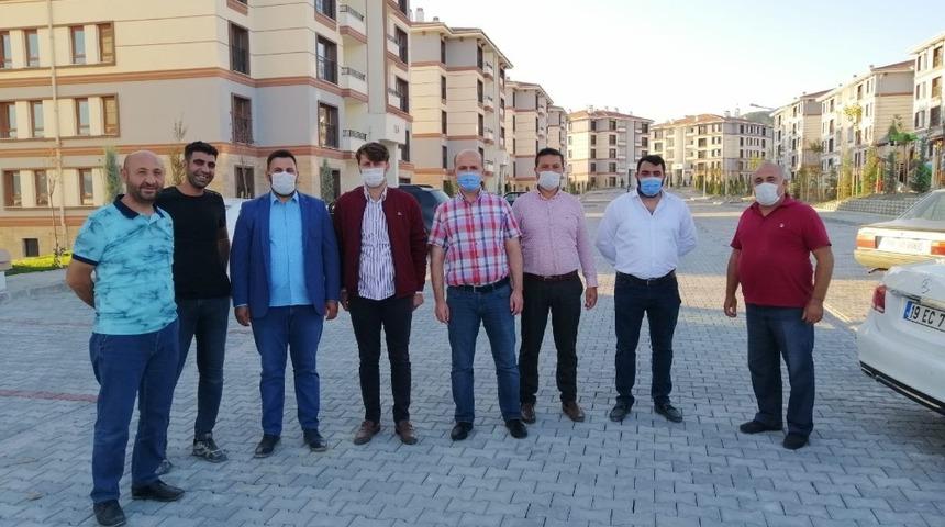 AK Parti İl&ccedil;e Başkanı Okudan Toki konutlarını inceledi