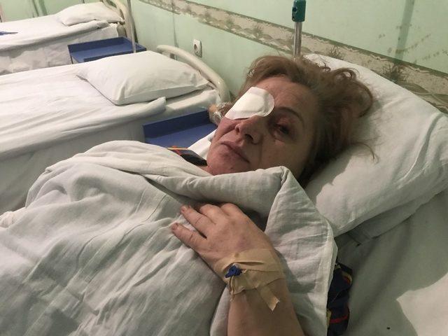 Gence saldırısında yaralanan kadın yaşadıklarını hastane odasında anlattı