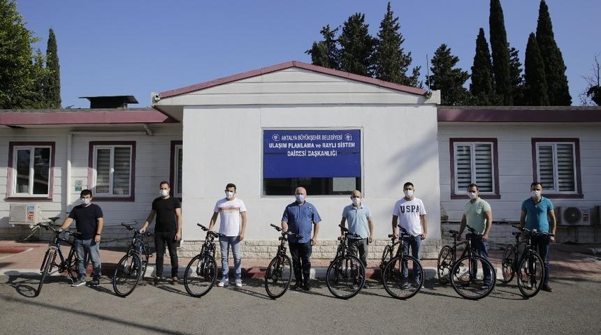 M&uuml;hendisler ve şehir plancılarından oluşan bisiklet timi g&ouml;revde