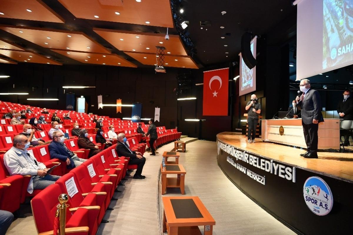 Başkan B&uuml;y&uuml;kkılı&ccedil;, Sahabiye Projesi&rsquo;nin hak sahipleriyle bir araya geldi