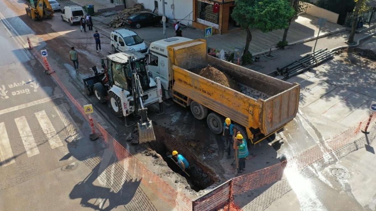 K&ouml;rfez&rsquo;de altyapı i&ccedil;in yoğun &ccedil;alışma