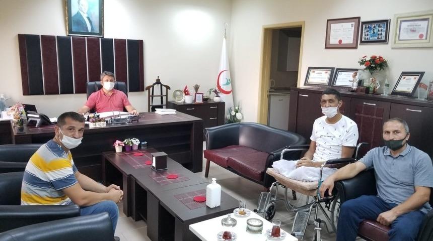 Sakarya&rsquo;daki patlamayan yaralı kurtulan s&uuml;r&uuml;c&uuml;den sağlık &ccedil;alışanlarına teşekk&uuml;r