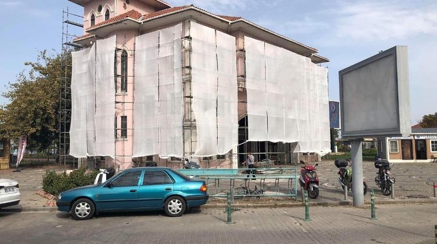 Bandırma&rsquo;nın simgesi 94 yıllık bina bakıma alındı