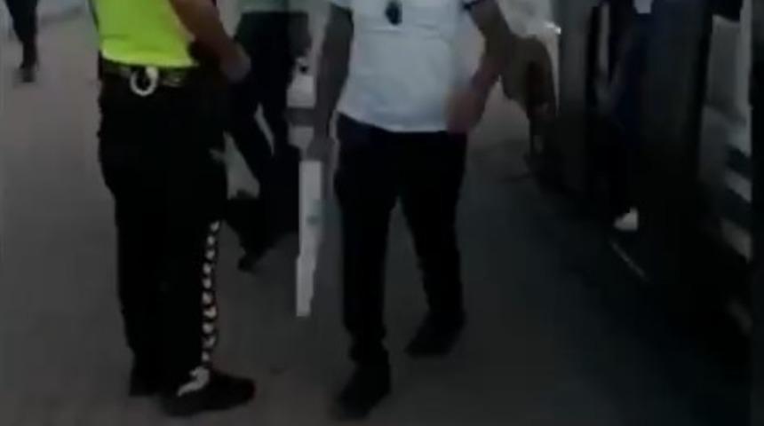 Konya trafiğinde Covid-19 denetimleri