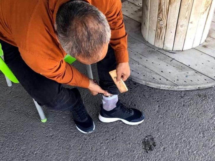 Kilis'te sınırdan giriş yapan şahsın ayaklarında 3 kilo altın tespit edildi