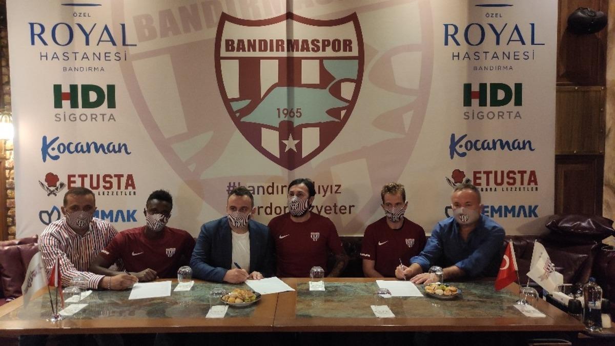 Bandırmaspor&rsquo;da 4 imza birden