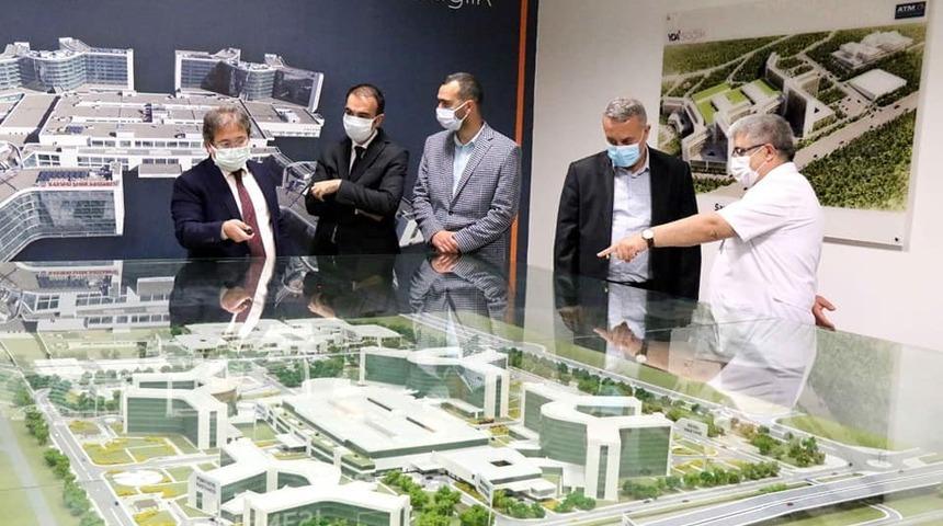 Tekirdağ İl Sağlık M&uuml;d&uuml;rl&uuml;ğ&uuml;, Kayseri Şehir Hastanesi&rsquo;nin işleyişi hakkında bilgi aldı