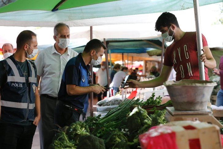 Konak’ta pazarcılara HES kodu denetimi G2