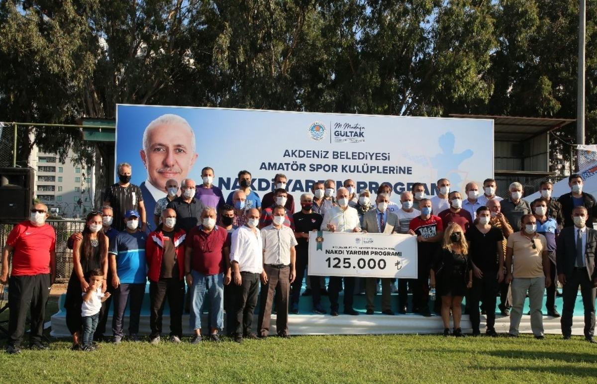 Akdeniz Belediyesinden 34 amat&ouml;r spor kul&uuml;b&uuml;ne 125 bin TL destek