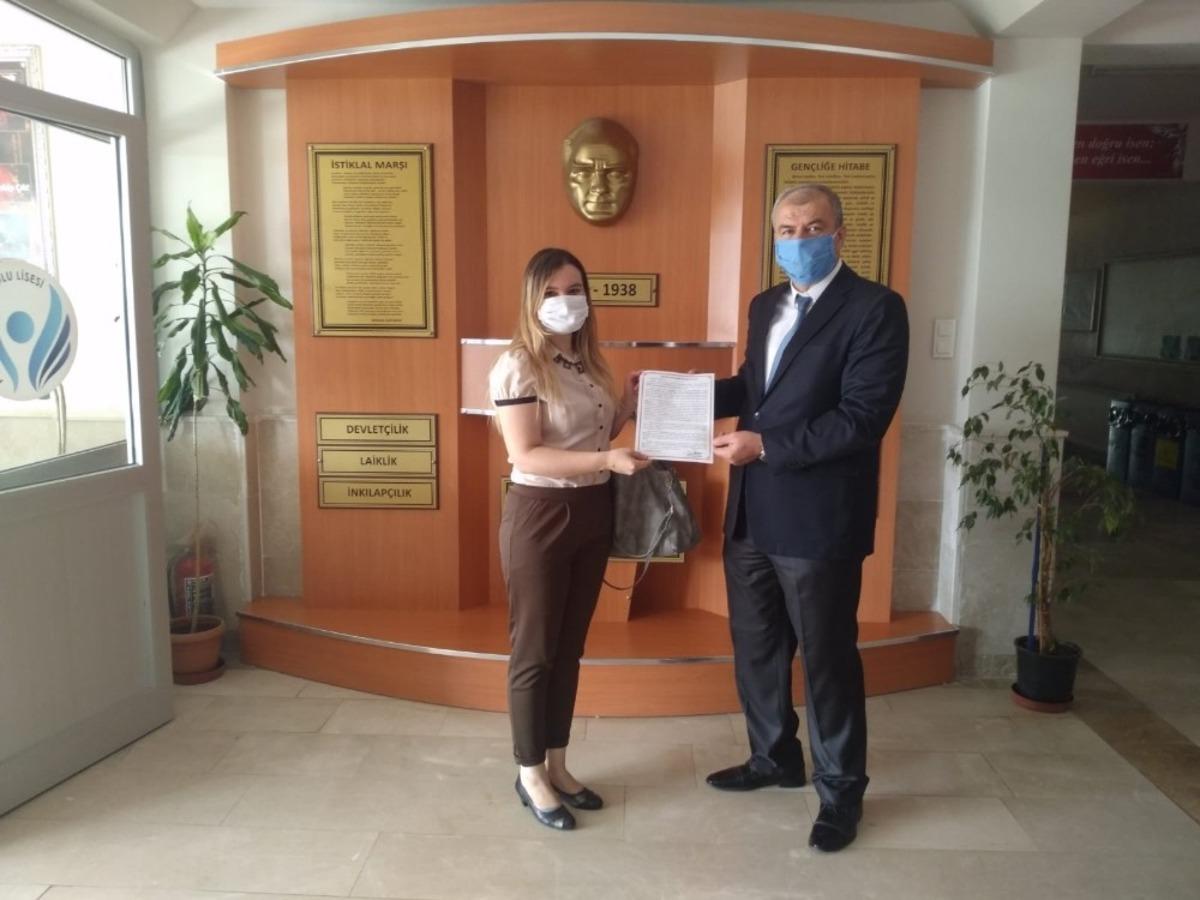 İl M&uuml;d&uuml;r&uuml; Okumuş&rsquo;tan, &ouml;ğretmen ve y&ouml;neticilere teşekk&uuml;r mektubu