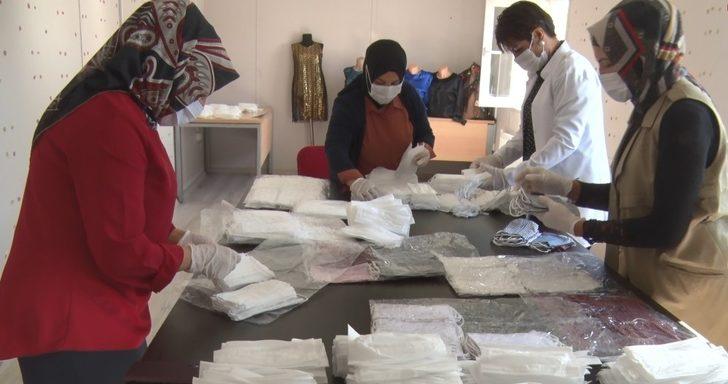 Üreten Kadıneli Derneğinden ücretsiz maske dağıtımı G1